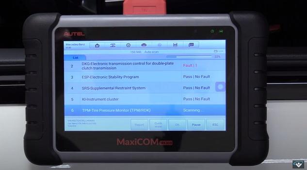 CAN scan system detection codes