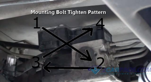 abs computer module tighten pattern