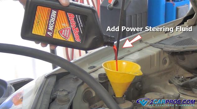 add power steering fiuld