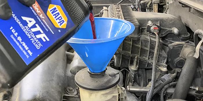 add power steering fluid