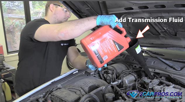 add transmission fluid