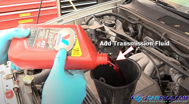 add transmission fluid