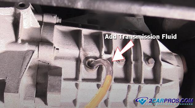 add transmission fluid