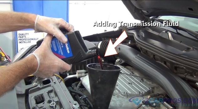 adding transmission fluid