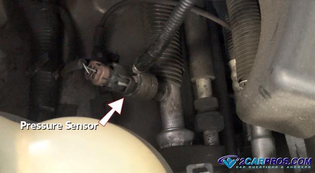 air conditioner pressure sensor leak testing
