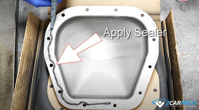 apply cover gasket sealer