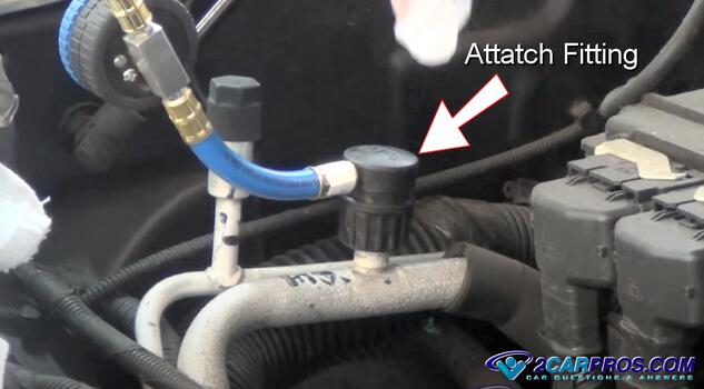 attatch refrigerant kit