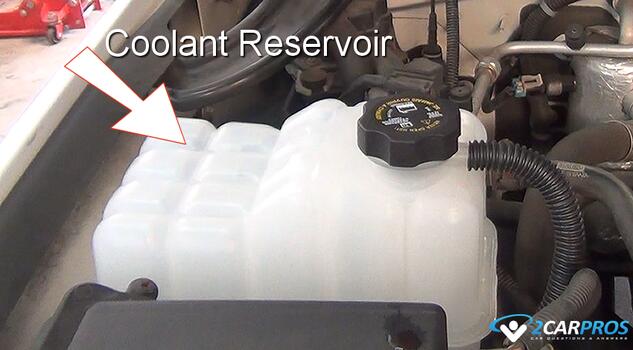 automotive engine cooling system coolant reservoir replacement guide