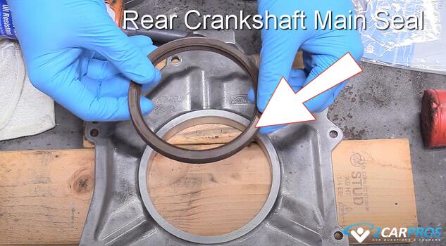automotive engine crankshaft rear main seal replacement