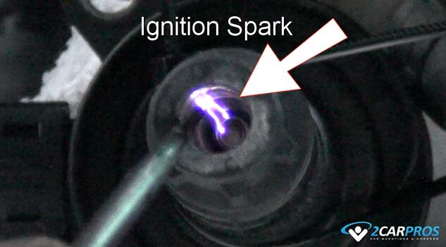automotive engine ignition system no spark discharge repair