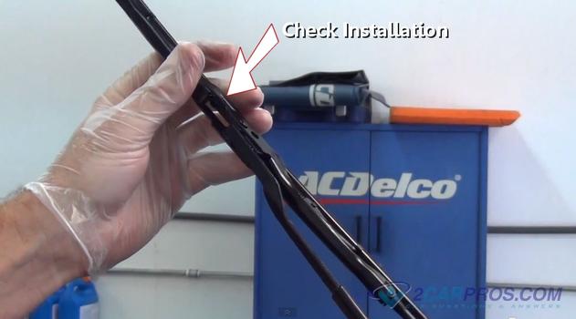 check wiper installation