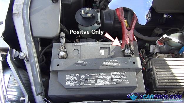 connect positive jumper only