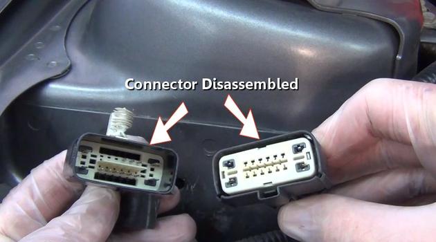 connector disassembled