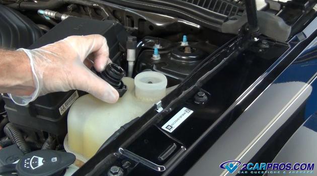 engine coolant reservoir empty