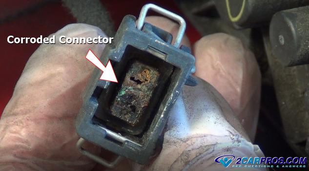 corroded blinker connector