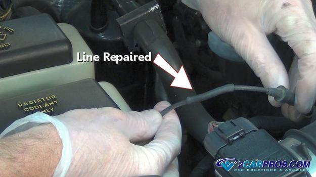 defroster line repaired