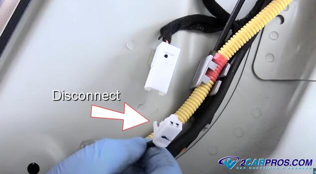 disconnect abs traction control wheel speed sensor connector