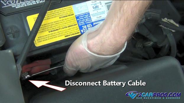 disconnected battery