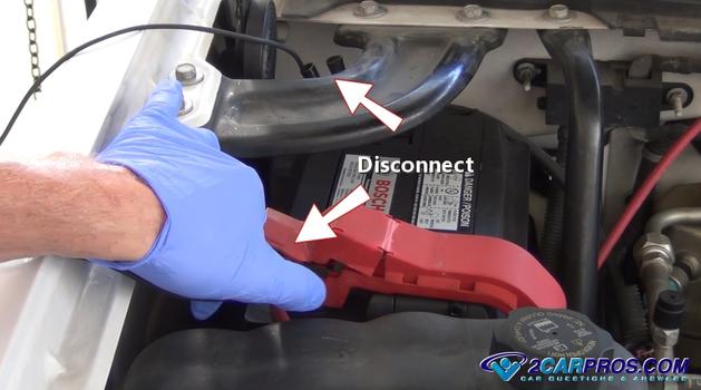 disconnect battery charger