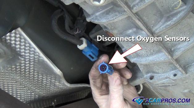 disconnect oxygen sensors