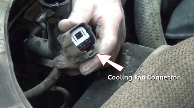 disconnect fan connector