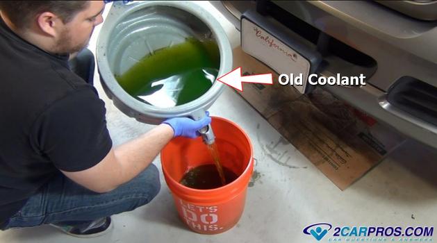 drain coolant