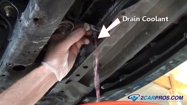 drain coolant