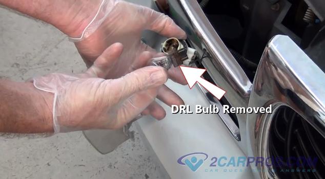 drl bulb removed