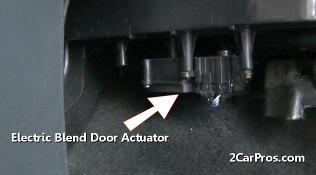 electric blend door actuator