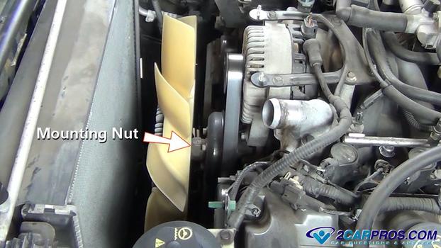 fan clutch mounting nut