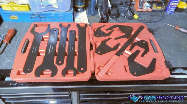 fan clutch removal tool set