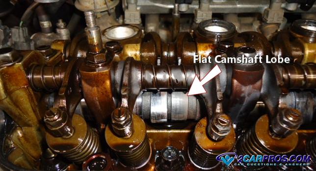 flat camshaft lobe