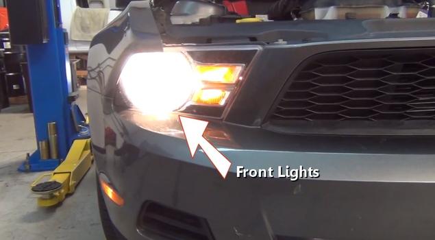 front lights