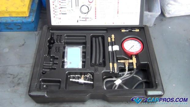 fuel pump pressure test