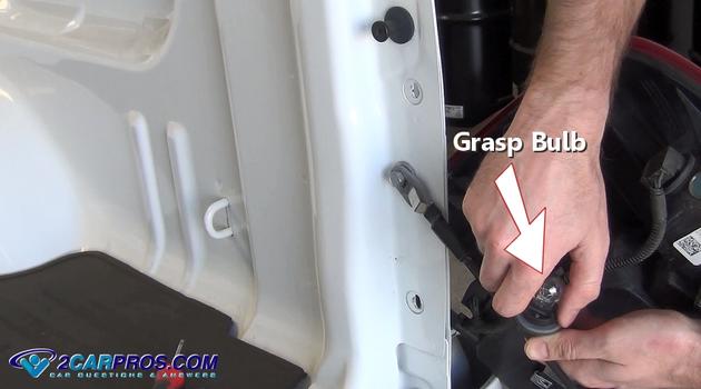 grasp reverse light bulb