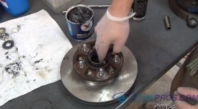 grease outer bearing race