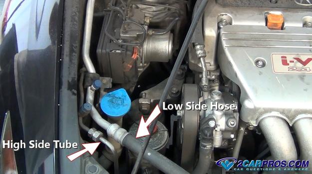 high side and low sideair conditioner hose and tube