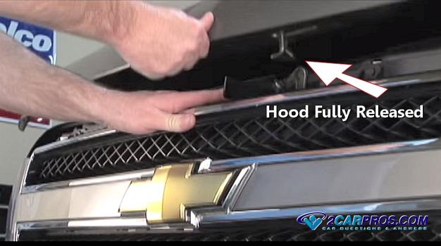 hood fully released