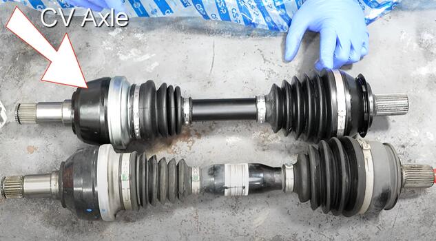 how automotive drivetrain cv axle works