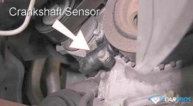 how to replace an automotive engine crankshaft postition sensor