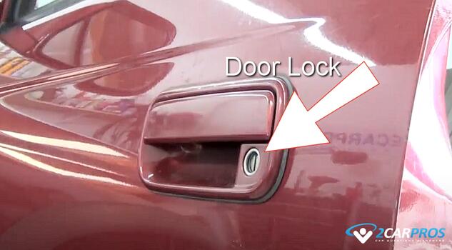 how to replace automotive door key lock tumbler