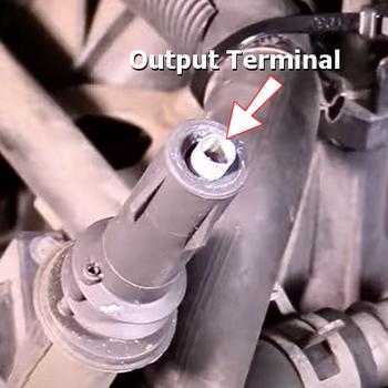 ignition coil output terminal