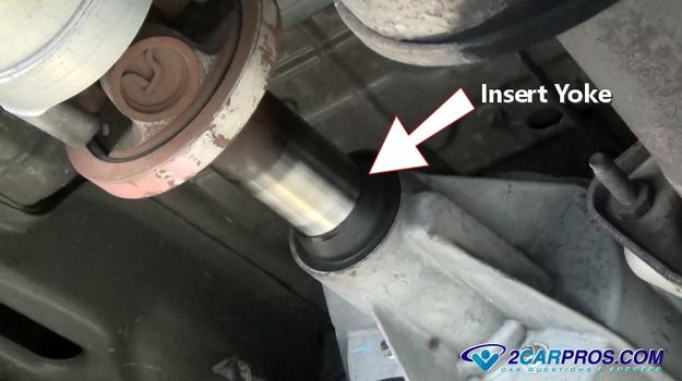 insert drive shaft yoke
