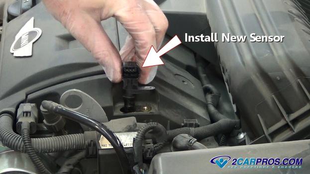 install new camshaft sensor