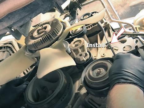 install new serpentine belt