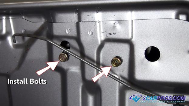 install regulator bolts