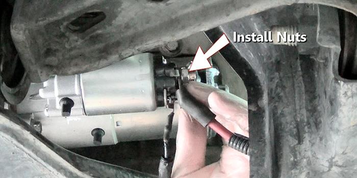 install starter wiring