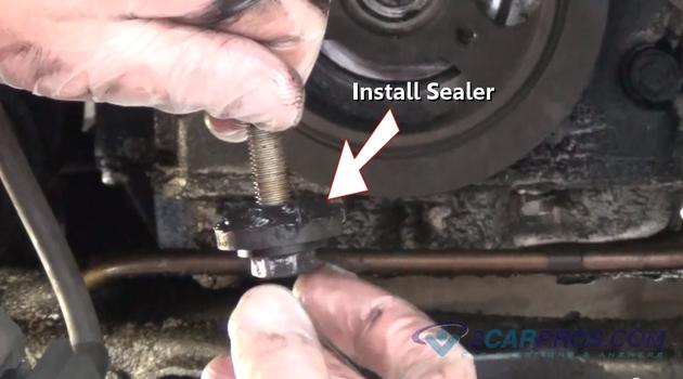 install sealer bolt