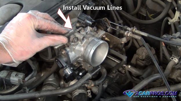 install vacuum lines