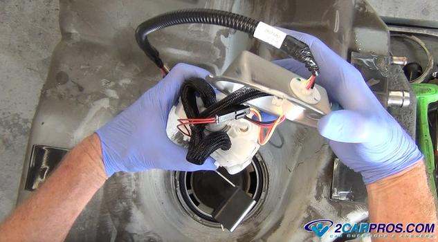 installing fuel pump